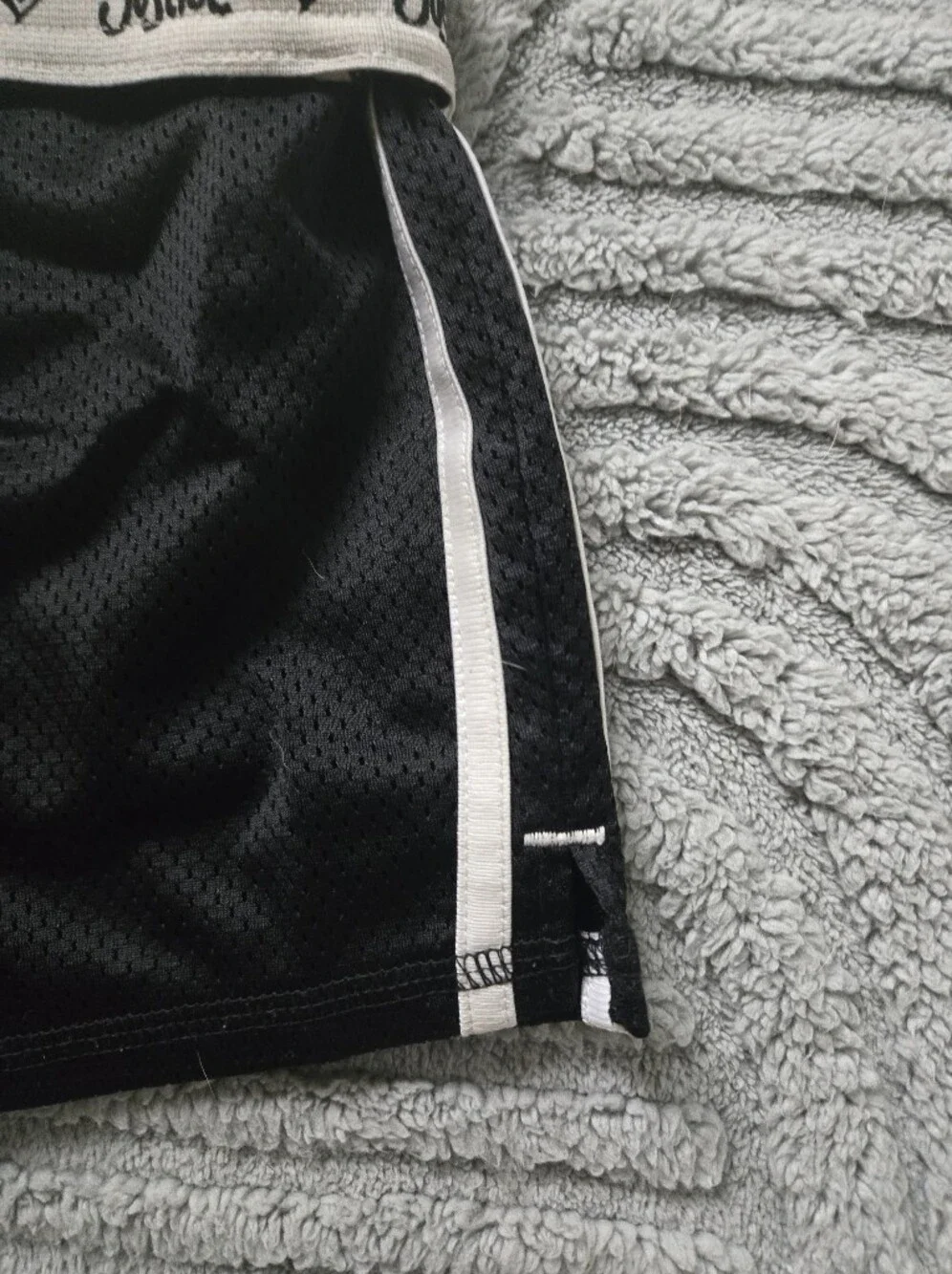 4 For $24 Justice GirlBlack Athletic Shorts with Fold Down Logo Band Size 8